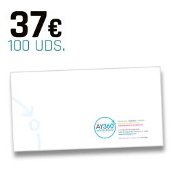 impresión sobres americanos sin ventana