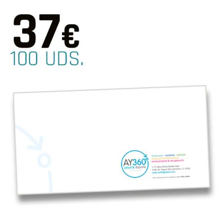 impresión sobres americanos sin ventana