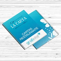 cartas de menu plastificadas en Sevilla