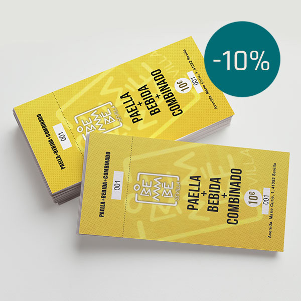 Tickets consumicion